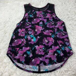 Lululemon Sculpt Tank Midnight Bloom Black Deep Fuschia / Black